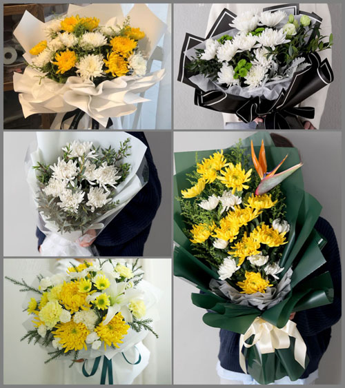 贵州贵阳清镇市麦格苗族布依族乡白事花束代送